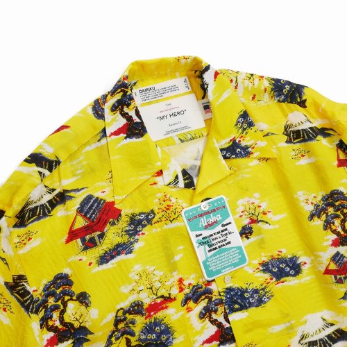 他の写真2: DAIRIKU/"Cliff" Aloha Shirt（Yellow）［アロハシャツ-24春夏］