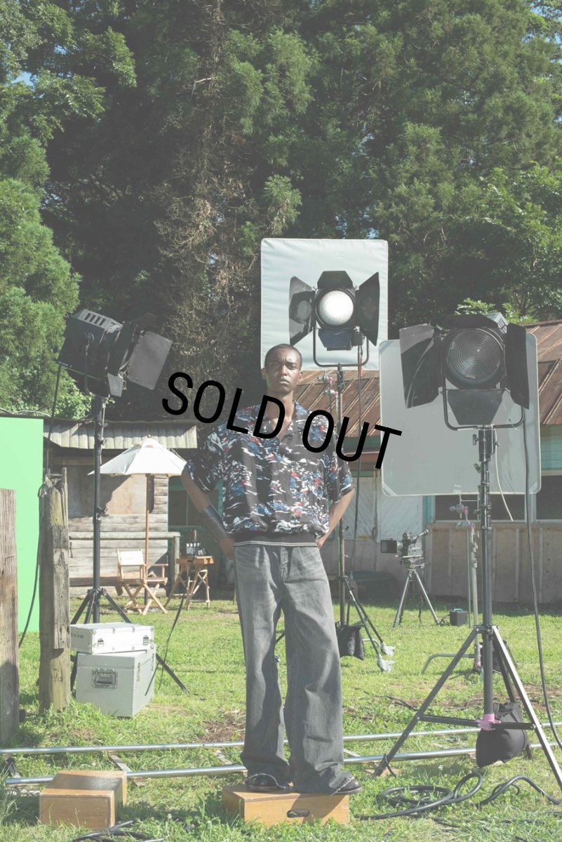 画像3: DAIRIKU/"Cliff" Aloha Rib Shirt（Black）［アロハリブシャツ-24春夏］ (3)