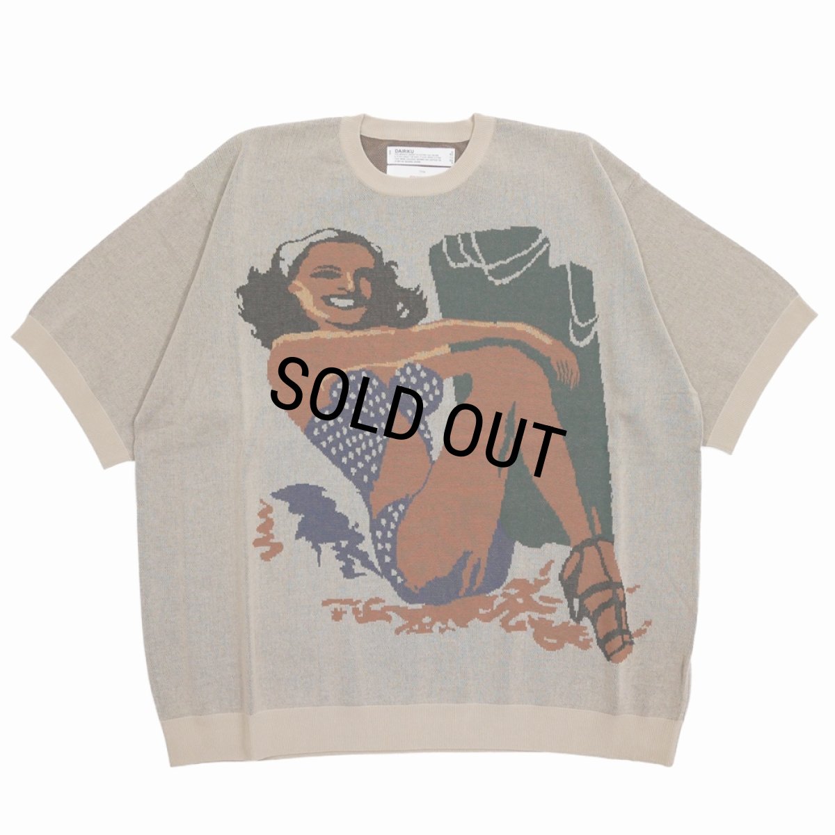 画像1: DAIRIKU/"Smiling Girl" Pullover Knit（Beige） 【30%OFF】［プルオーバーニット-24春夏］ (1)