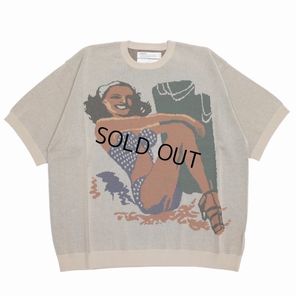 画像1: DAIRIKU/"Smiling Girl" Pullover Knit（Beige） 【30%OFF】［プルオーバーニット-24春夏］