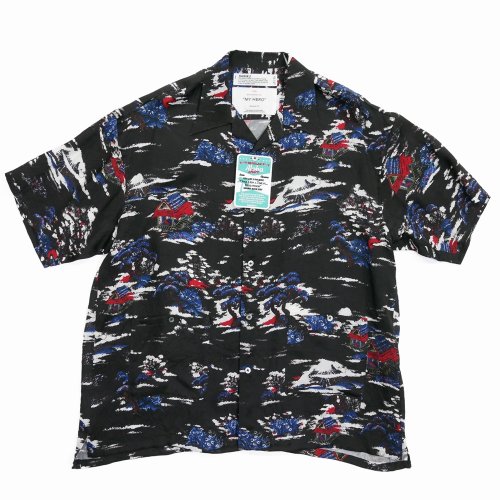 他の写真1: DAIRIKU/"Cliff" Aloha Shirt（Black）［アロハシャツ-24春夏］