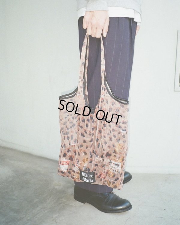 画像3: WACKO MARIA/SPEAK EASY / MESH PACKABLE TOTE BAG（BLACK）［メッシュパッカブルトートバッグ-24春夏］