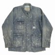 画像1: DAIRIKU/"Damage" Denim Cover All（Indigo）［"ダメージ"デニムカバーオール-24春夏］ (1)