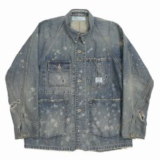 画像1: 【40%OFF】DAIRIKU/"Damage" Denim Cover All（Indigo）［"ダメージ"デニムカバーオール-24春夏］ (1)