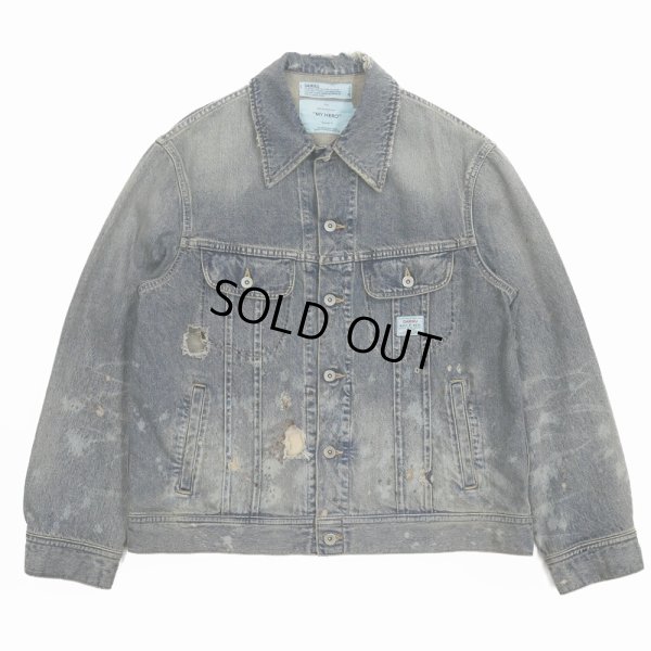 画像1: 【30%OFF】DAIRIKU/"Damage" Denim Jacket（Indigo）［"ダメージ"デニムJKT-24春夏］