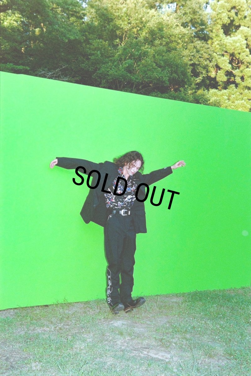 画像3: DAIRIKU/"Cliff" Aloha Shirt（Black）［アロハシャツ-24春夏］ (3)