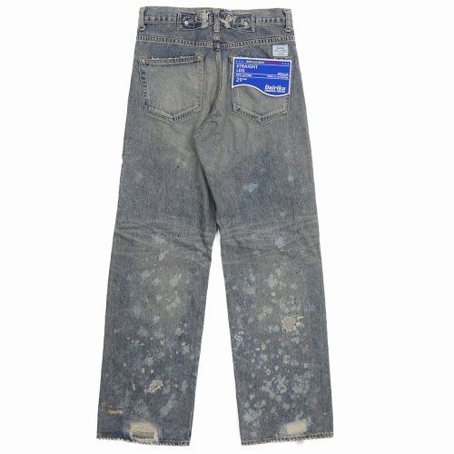 他の写真2: DAIRIKU/"Damage" Straight Denim Pants（Indigo）［"ダメージ"ストレートデニムパンツ-24春夏］