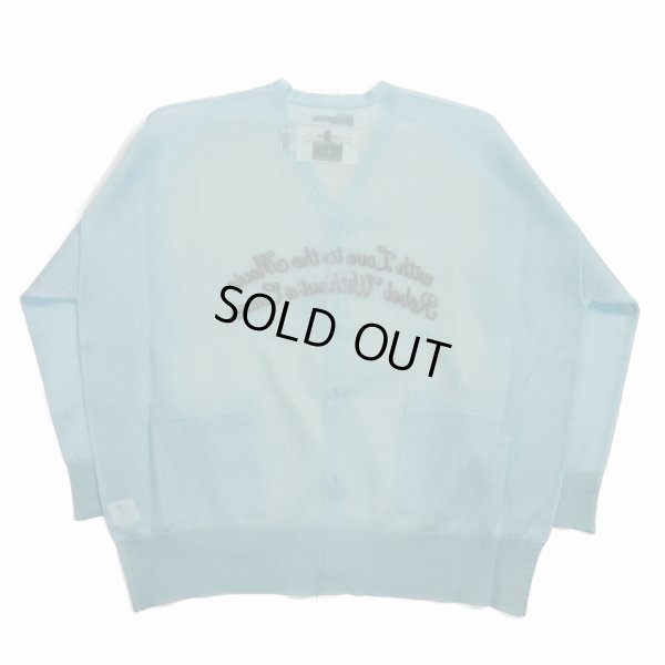 画像2: DAIRIKU/"Letter" Skeleton Cardigan（Skeleton Light Blue）［スケルトンカーディガン-24春夏］