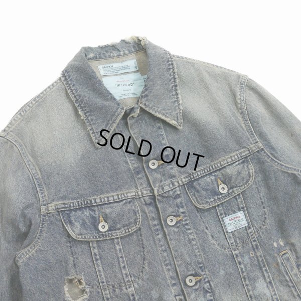画像3: 【30%OFF】DAIRIKU/"Damage" Denim Jacket（Indigo）［"ダメージ"デニムJKT-24春夏］
