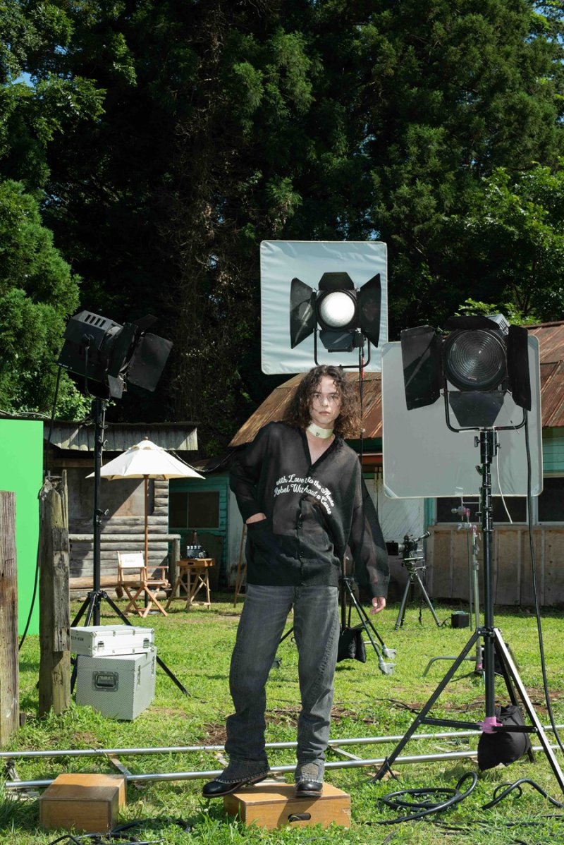 画像3: 【30%OFF】DAIRIKU/"Letter" Skeleton Cardigan（Skeleton Black）［スケルトンカーディガン-24春夏］