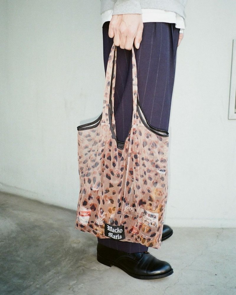 画像3: WACKO MARIA/SPEAK EASY / MESH PACKABLE TOTE BAG（LEOPARD）［メッシュパッカブルトートバッグ-24春夏］