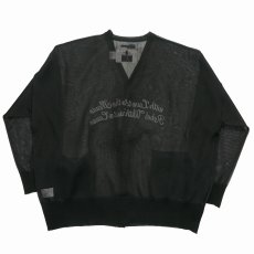 画像2: 【30%OFF】DAIRIKU/"Letter" Skeleton Cardigan（Skeleton Black）［スケルトンカーディガン-24春夏］ (2)
