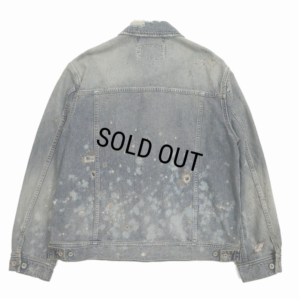 画像2: 【30%OFF】DAIRIKU/"Damage" Denim Jacket（Indigo）［"ダメージ"デニムJKT-24春夏］ (2)