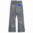 画像2: DAIRIKU/"Damage" Flare Denim Pants（Indigo） 【30%OFF】［"ダメージ"フレアデニムパンツ-24春夏］ (2)
