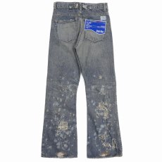 画像2: DAIRIKU/"Damage" Flare Denim Pants（Indigo） 【30%OFF】［"ダメージ"フレアデニムパンツ-24春夏］ (2)