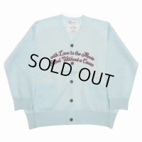 DAIRIKU/"Letter" Skeleton Cardigan（Skeleton Light Blue）［スケルトンカーディガン-24春夏］