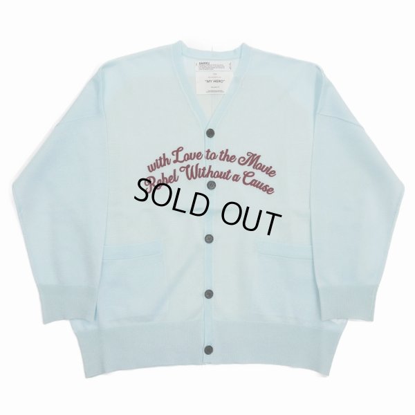 画像1: DAIRIKU/"Letter" Skeleton Cardigan（Skeleton Light Blue）［スケルトンカーディガン-24春夏］