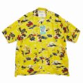DAIRIKU/"Cliff" Aloha Shirt（Yellow）［アロハシャツ-24春夏］