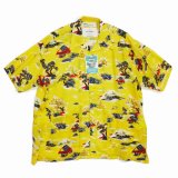 DAIRIKU/"Cliff" Aloha Shirt（Yellow）［アロハシャツ-24春夏］