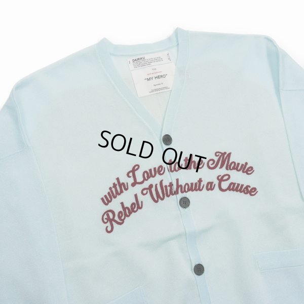 画像3: DAIRIKU/"Letter" Skeleton Cardigan（Skeleton Light Blue）［スケルトンカーディガン-24春夏］