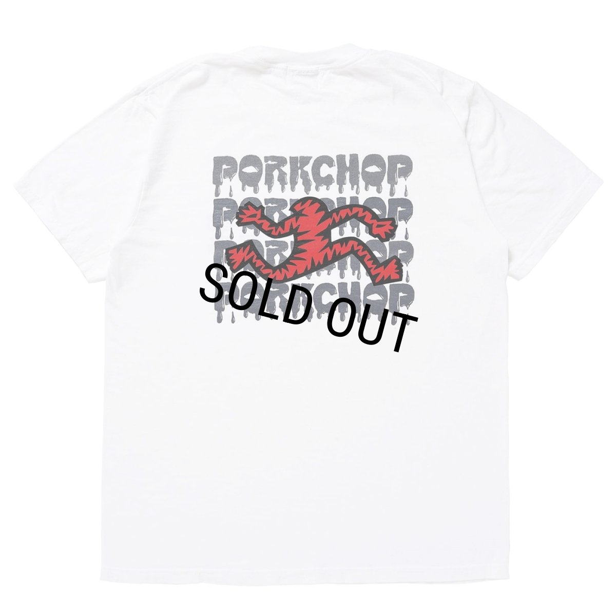 画像1: PORKCHOP/AP OLLIEMAN TEE（×AIRWALK CLASSICS）（WHITE）［プリントT-24春夏］ (1)