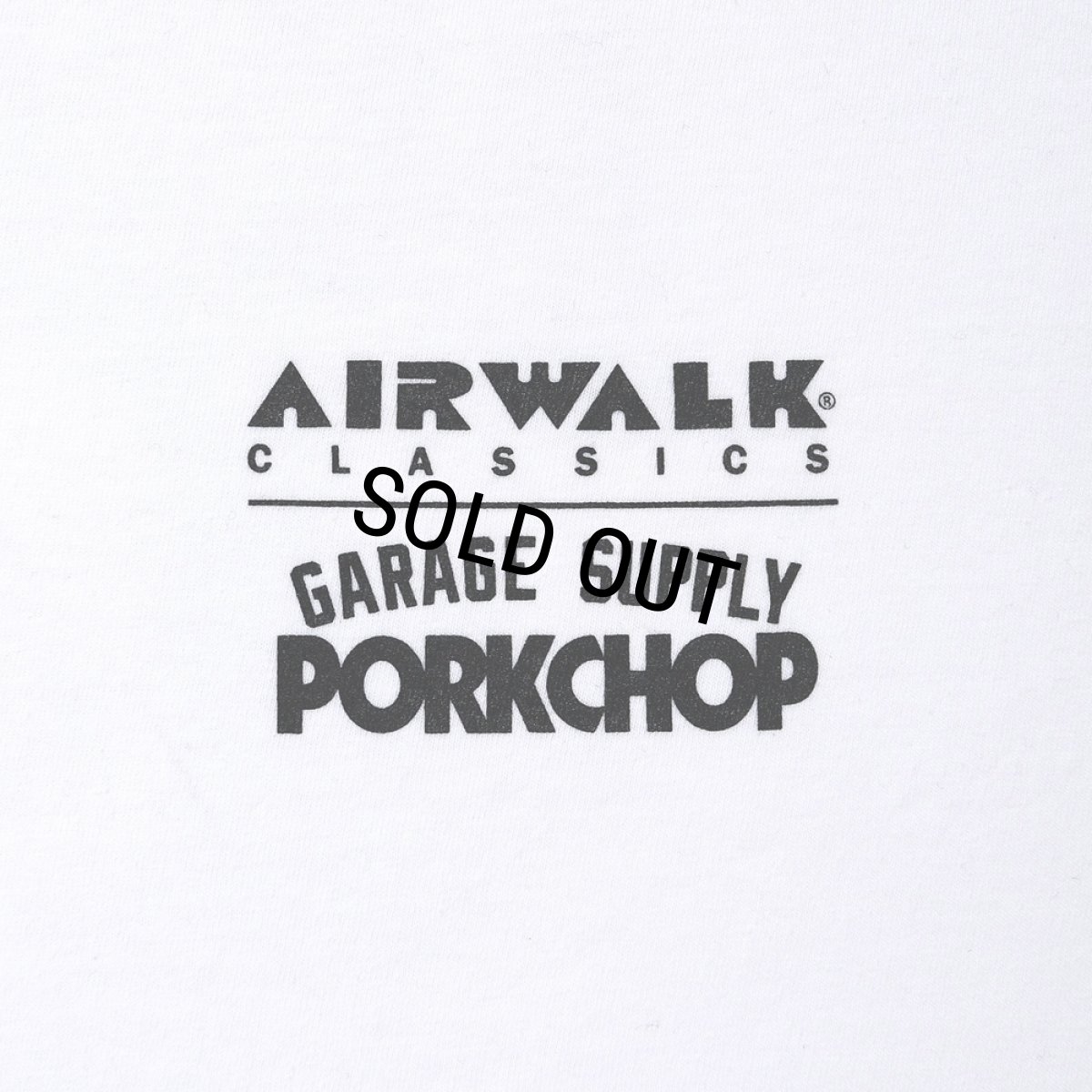 画像3: PORKCHOP/AP SKELETON TEE（×AIRWALK CLASSICS）（WHITE）［プリントT-24春夏］ (3)