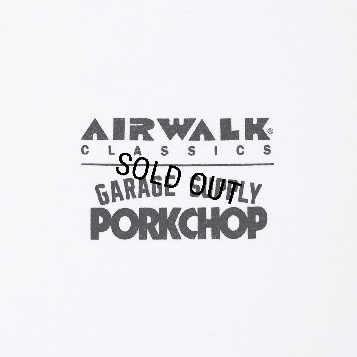 画像3: PORKCHOP/AP OLLIEMAN TEE（×AIRWALK CLASSICS）（WHITE）［プリントT-24春夏］ (3)