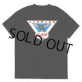 PORKCHOP/AP TRIANGLE TEE（×AIRWALK CLASSICS）（BLACK）［プリントT-24春夏］
