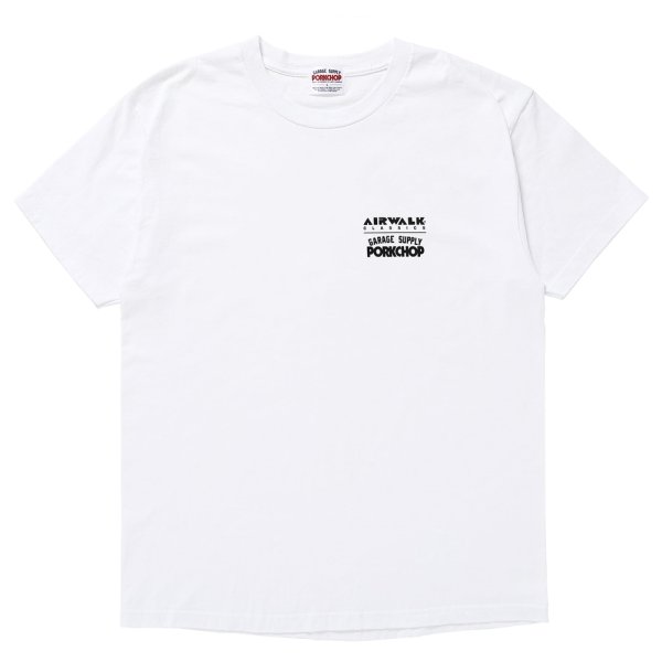 画像2: PORKCHOP/AP TRIANGLE TEE（×AIRWALK CLASSICS）（WHITE）［プリントT-24春夏］