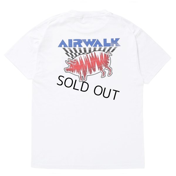 画像1: PORKCHOP/AIR PORK TEE（×AIRWALK CLASSICS）（WHITE）［プリントT-24春夏］