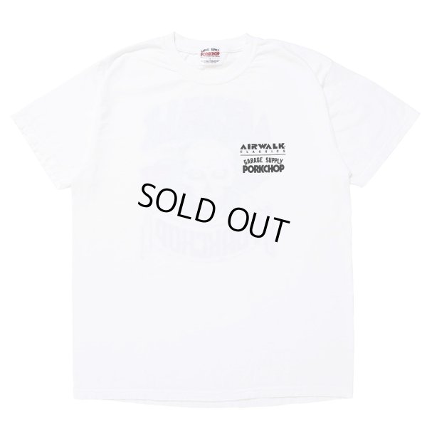 画像2: PORKCHOP/AP SKELETON TEE（×AIRWALK CLASSICS）（WHITE）［プリントT-24春夏］
