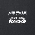 画像3: PORKCHOP/AP SKELETON TEE（×AIRWALK CLASSICS）（ASH BLACK）［プリントT-24春夏］ (3)