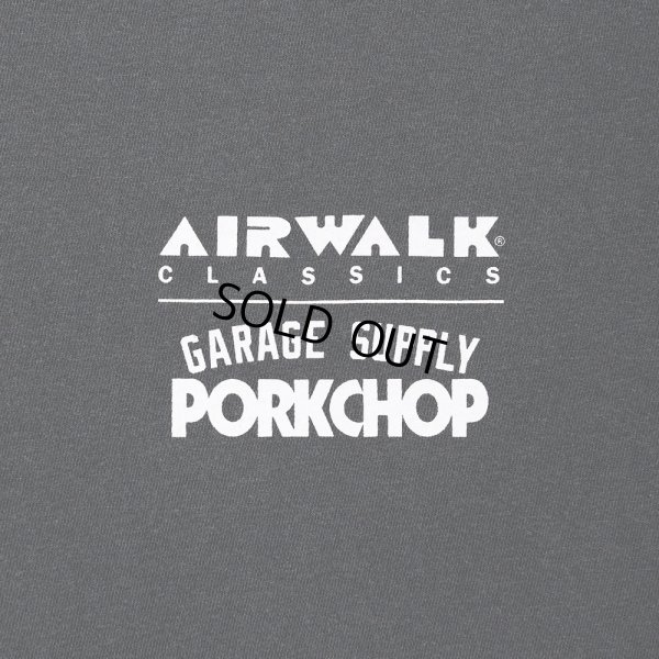 画像3: PORKCHOP/AP SKELETON TEE（×AIRWALK CLASSICS）（ASH BLACK）［プリントT-24春夏］