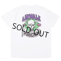 PORKCHOP/AP SKELETON TEE（×AIRWALK CLASSICS）（WHITE）［プリントT-24春夏］