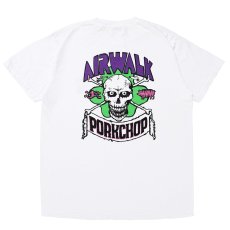 画像1: PORKCHOP/AP SKELETON TEE（×AIRWALK CLASSICS）（WHITE）［プリントT-24春夏］ (1)