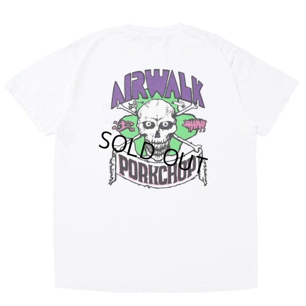 画像1: PORKCHOP/AP SKELETON TEE（×AIRWALK CLASSICS）（WHITE）［プリントT-24春夏］