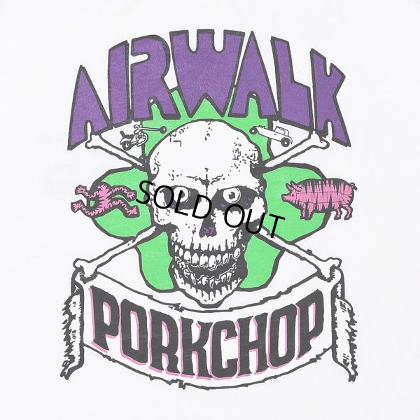 画像4: PORKCHOP/AP SKELETON TEE（×AIRWALK CLASSICS）（WHITE）［プリントT-24春夏］