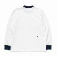 画像2: 【30%OFF】RATS/TRIM LS TEE（WHITE）［トリム長袖T-24春夏］ (2)