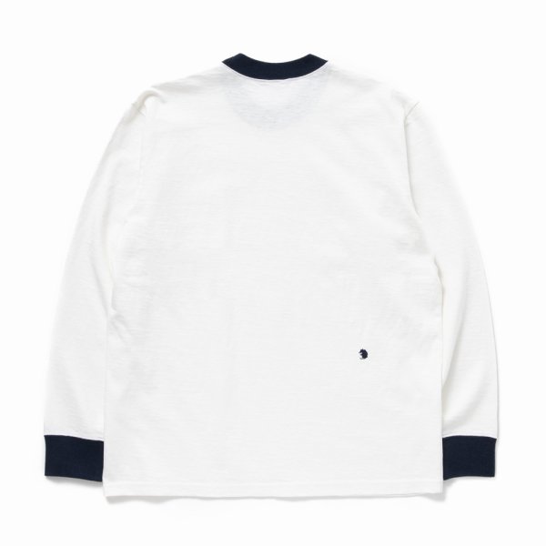 画像2: 【30%OFF】RATS/TRIM LS TEE（WHITE）［トリム長袖T-24春夏］