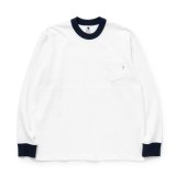 【30%OFF】RATS/TRIM LS TEE（WHITE）［トリム長袖T-24春夏］