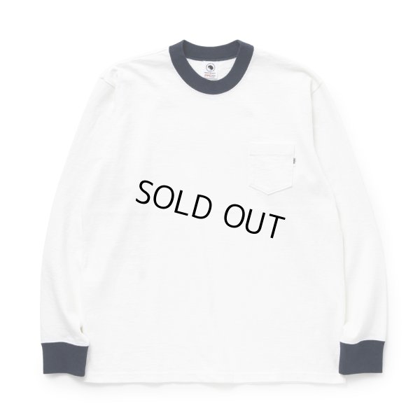 画像1: 【40%OFF】RATS/TRIM LS TEE（WHITE）［トリム長袖T-24春夏］