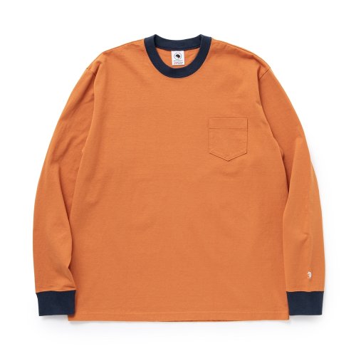 他の写真1: RATS/TRIM LS TEE BACK PRINT（ORANGE）［トリム長袖T-24春夏］