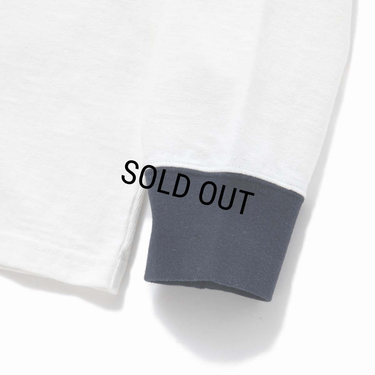 画像5: 【40%OFF】RATS/TRIM LS TEE（WHITE）［トリム長袖T-24春夏］ (5)