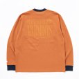 画像1: RATS/TRIM LS TEE BACK PRINT（ORANGE）［トリム長袖T-24春夏］ (1)