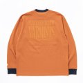 RATS/TRIM LS TEE BACK PRINT（ORANGE）［トリム長袖T-24春夏］