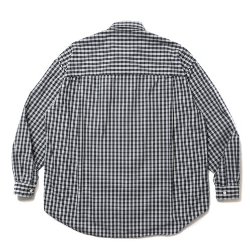 他の写真2: COOTIE PRODUCTIONS/Dobby Check L/S Shirt（Black）［ドビーチェックシャツ-24春夏］