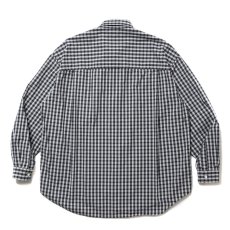 画像2: COOTIE PRODUCTIONS/Dobby Check L/S Shirt（Black）［ドビーチェックシャツ-24春夏］ (2)