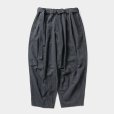 画像1: TIGHTBOOTH/SEERSUCKER BALLOON PANTS（Black）［シアサッカーバルーンパンツ-24春夏］ (1)