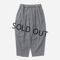 TIGHTBOOTH/SEERSUCKER BALLOON PANTS（Black）［シアサッカーバルーンパンツ-24春夏］