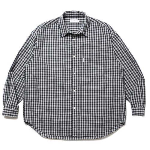 他の写真1: COOTIE PRODUCTIONS/Dobby Check L/S Shirt（Black）［ドビーチェックシャツ-24春夏］